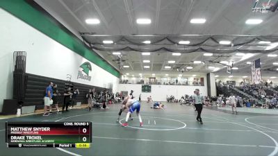 150 lbs Cons. Round 5 - Matthew Snyder, Prodigy Wrestling vs Drake Troxel, Nebraska Wrestling Academy