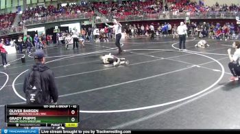 62 lbs Champ. Round 1 - Grady Phipps, Mullen Youth Wrestling vs Oliver Bargen, Rocket Wrestling Club / RWC