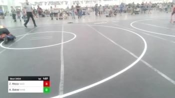 156 lbs Final - Zeke Meza, Oakdale, Wrestling vs Aiden Baker, Nyssa Mat Club