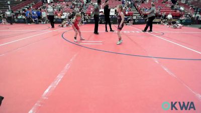 55 lbs Final - Maisyn Malone, Bartlesville Wrestling Club vs Danger Welch, Claremore Wrestling Club