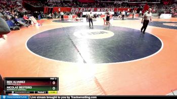 3A 215 lbs Cons. Semi - Nicolas Besteiro, Naperville (Central) vs Ben Alvarez, Yorkville (H.S.)