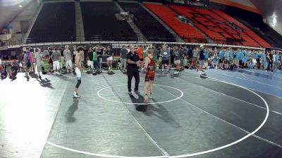 106 lbs Hank Robertson, South Carolina 2 HS Boys vs Bridger Adams, Idaho 1 HS Boys