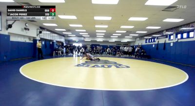 160 lbs Round Of 32 - David Daniels, Granite Hills-El Cajon vs Jacob Perez, Everett Alverez