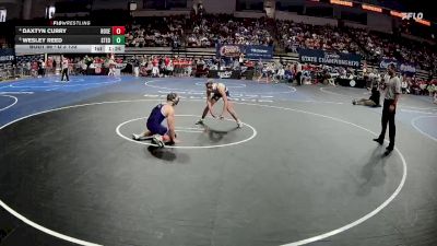 D 3 132 lbs Quarterfinal - Wesley Reed, St. Edmund vs Daxtyn Curry, Rosepine