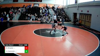 12U - 80 lbs Cons. Round 1 - Noah Dominick, Latrobe vs Remi Wheeler, Albert Gallatin