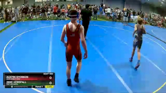 125 lbs Round 3 - Zeke Horsfall, Mat Invaders vs Austin Gyorkos, Ares ...