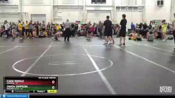 110 lbs Round 6 (8 Team) - Kellen McPeake, SHWA vs Cyle Lewis, VA Elite