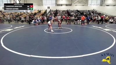 108 lbs Cons. Round 3 - Trevor Haynes, Mexico Wrestling vs Christian Bribitzer, Club Not Listed