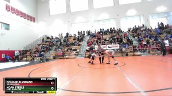 113 lbs Champ. Round 2 - Noah Steele, Saint Augustine vs Dominic Alvarado, Williams Field