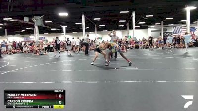 120 lbs Round 3 (4 Team) - Carson Krupka, Grease Monkey`s vs Marley Mccowen, Frost Gang