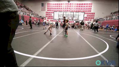 43 lbs Quarterfinal - Zayden Lewis, Team Nomad vs Everett Collard, Standfast