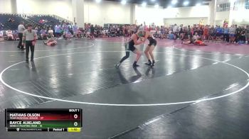 165 lbs Round 1 (10 Team) - Mathias Olson, Team Montana Senior vs Rayce Aukland, Seneca Fighting Irish