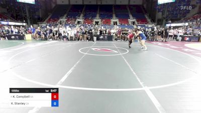 135 lbs Rnd Of 32 - Kori Campbell, GA vs Kyli Stanley, CA