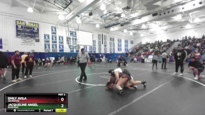 170 lbs Champ. Round 1 - Jacqueline Angel, Rosemead vs Emily Avila, Arlington