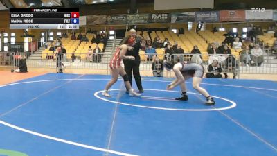 145 kg Rr Rnd 1 - Ella Gregg, Niskayuna vs Nadia Rose, Fulton