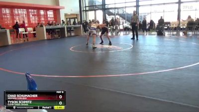 136-142 lbs Round 3 - Chad Schumacher, Western Dubuque vs Tyson Schmitz, Clear Creek-Amana