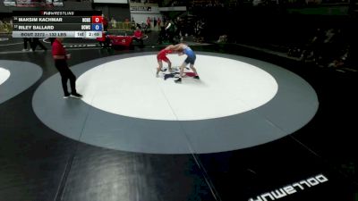 132 lbs Cons. Sub-rd Of 32 - Maksim Kachmar, River City High School Wrestling vs Riley Ballard, Daniel Cormier Wrestling Club