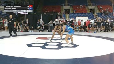120 lbs Cons. Sub-rd Of 16 - Shaniyah McDaniel, Georgia vs Hailey Turner, Virginia