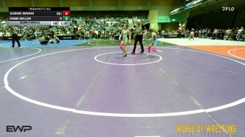 82 lbs Semifinal - Sabine Minkin, College Prep Wrestling Academy vs Esme Miller, Illinois Valley Youth Wrestling