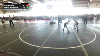 58 lbs Round Of 16 - Taylor Autore, No Team vs Tristen Mullineaux, Sunnyside Wr Ac
