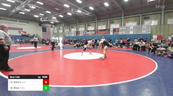 190 lbs Consolation - Dylan Henry, San Clemente vs Brock Rios, Frontier
