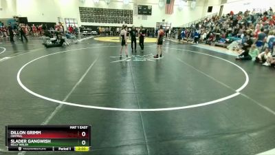 117-120 lbs Round 1 - Slader Gangwish, Kelly Walsh vs Dillon Grimm, Central