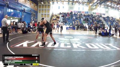 190 Blue Round 5 - Antonio Cordoves, Southwest Miami vs Killian Lonergan, Fletcher Senior