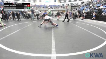90 lbs Quarterfinal - Kaiden Knapski, Kingfisher YellowJackets vs Dayten Camren, Grover Rains Wrestling Club