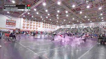 150 lbs Cons. Round 5 - Gatlin Hassler, Elyria vs Isaiah Callahan, Dublin Coffman