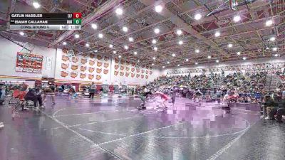 150 lbs Cons. Round 5 - Gatlin Hassler, Elyria vs Isaiah Callahan, Dublin Coffman