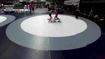 138 lbs Cons. Round 1 - Emilio Taylor, Spring Hills Wrestling vs Maxim Sim, World Team Training Center