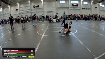 100 lbs Round 2 (10 Team) - Samson Grove, SHWA vs Noah Lockhard, OMP