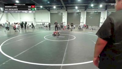 55 lbs 2nd Place - Dezmon Lopez, Team Garcia WC vs Khy Escalante, Tucson Cyclones