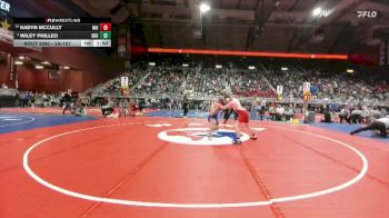 2A-157 lbs Champ. Round 1 - Kadyn McCully, Niobrara County vs Wiley Philleo, Shoshoni