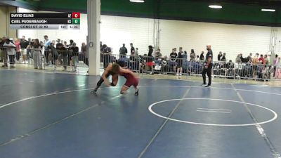 132 lbs Consi Of 32 #2 - David Elias, AZ vs Cael Puderbaugh, KS