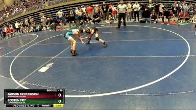 79 lbs Cons. Round 2 - Jaxson McPherson, Athlos Wrestling vs Bosten Fry, Team Prestige WC