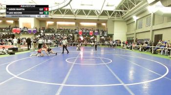 144 lbs Quarterfinal - Aiden Mantia, Killingly vs Leo Moore, Ridgefield