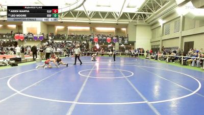 144 lbs Quarterfinal - Aiden Mantia, Killingly vs Leo Moore, Ridgefield