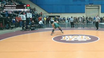 3 - 132 lbs Quarterfinal - Jackson Faulk, Kettle Run vs Warren Hicks, Northside