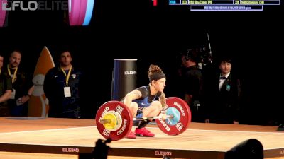 Caitlin Hogan (USA) Snatches 83kg At 2017 IWF Worlds