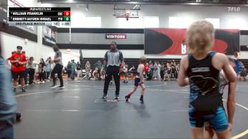 50/55 3rd Place Match - Emmett-Jayden Israel, Pelion Youth Wrestling vs William Franklin, Grizzlies Wrestling Club