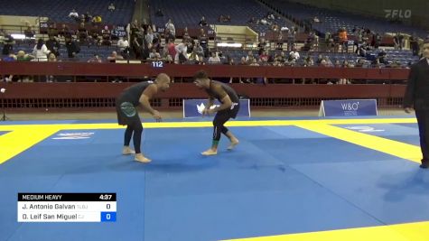 Jorge Antonio Galvan vs Derrick Leif San Miguel 2024 Pan IBJJF Jiu-Jitsu No-Gi Championship