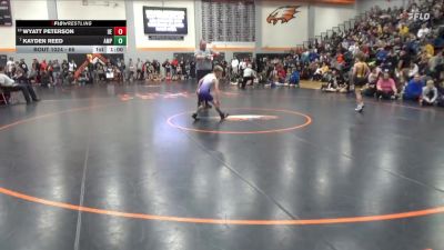 66 lbs Champ. Round 1 - Kayden Reed, Alburnett Mat Pack vs Wyatt Peterson, DC Elite