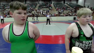 155 lbs Rr Rnd 3 - James Pierson, North Hall Jr Trojans vs Asher Collier, South Georgia Takedown Club