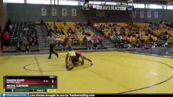 184 lbs Cons. Round 3 - Micha Clemson, Emmanuel vs Mason Kump, Belmont Abbey