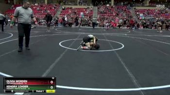 70 lbs Round 2 (6 Team) - Olivia Worden, The Untouchables vs Kendra Loader, Midwest Misfitz Black