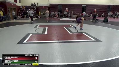 85-88 lbs 1st Place Match - Boston Frost, Don Bosco vs Calen Arment, Alburnett