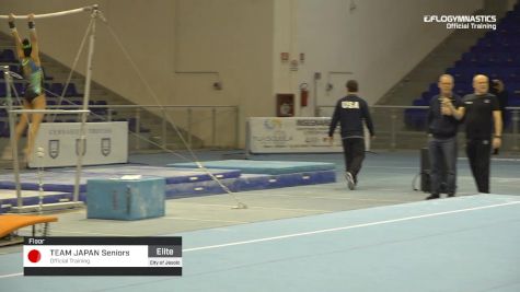 Team Japan Seniors - Floor, Official Training - 2019 City of Jesolo Trophy