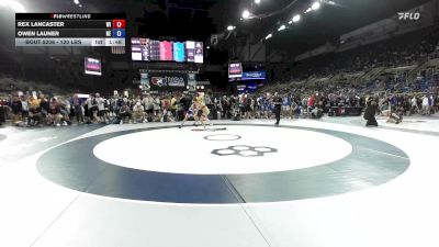 120 lbs Champ. Rd Of 128 - Rex Lancaster, WI vs Owen Launer, NE