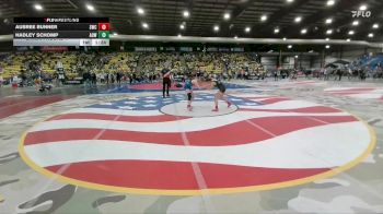 124 lbs Champ. Round 1 - Hadley Schomp, American Outlaws Wrestling vs Aubree Bunner, Stanley Wrestling Club